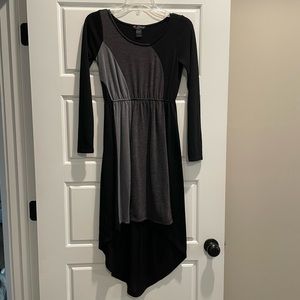 Black and gray dress